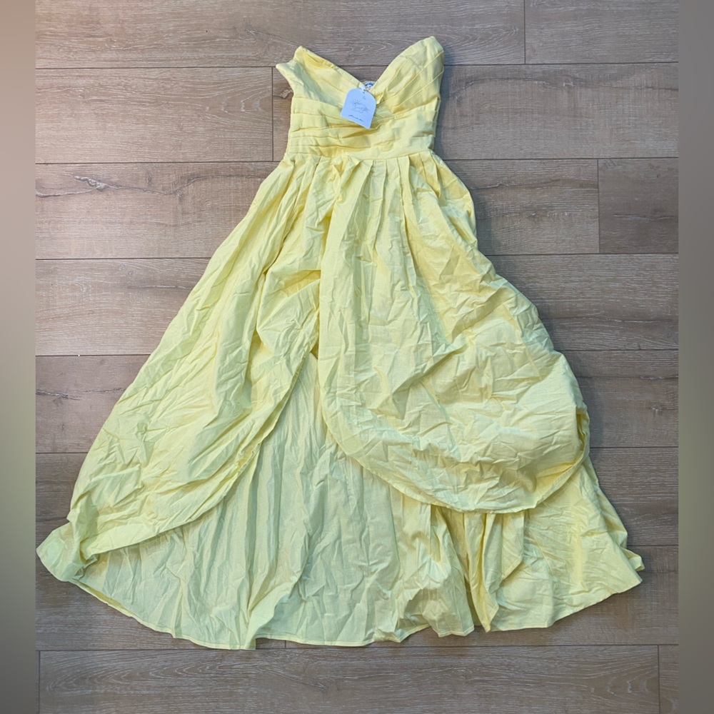 Fortunate One Yellow Dress - Picture 3 of 5